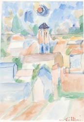 "Paesaggio" acquarello su carta 18 x 25cm