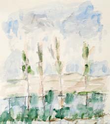 "Paesaggio" acquarello su carta 20 x 30cm