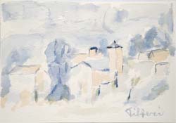 "Paesaggio" acquarello su carta 20 x 30cm