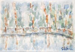 "Paesaggio" acquarello su carta 20 x 30cm