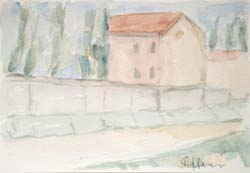 "Paesaggio" acquarello su carta 18 x 25cm
