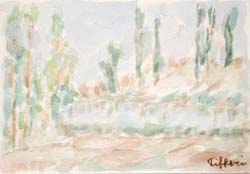 "Paesaggio" acquarello su carta 18 x 25cm